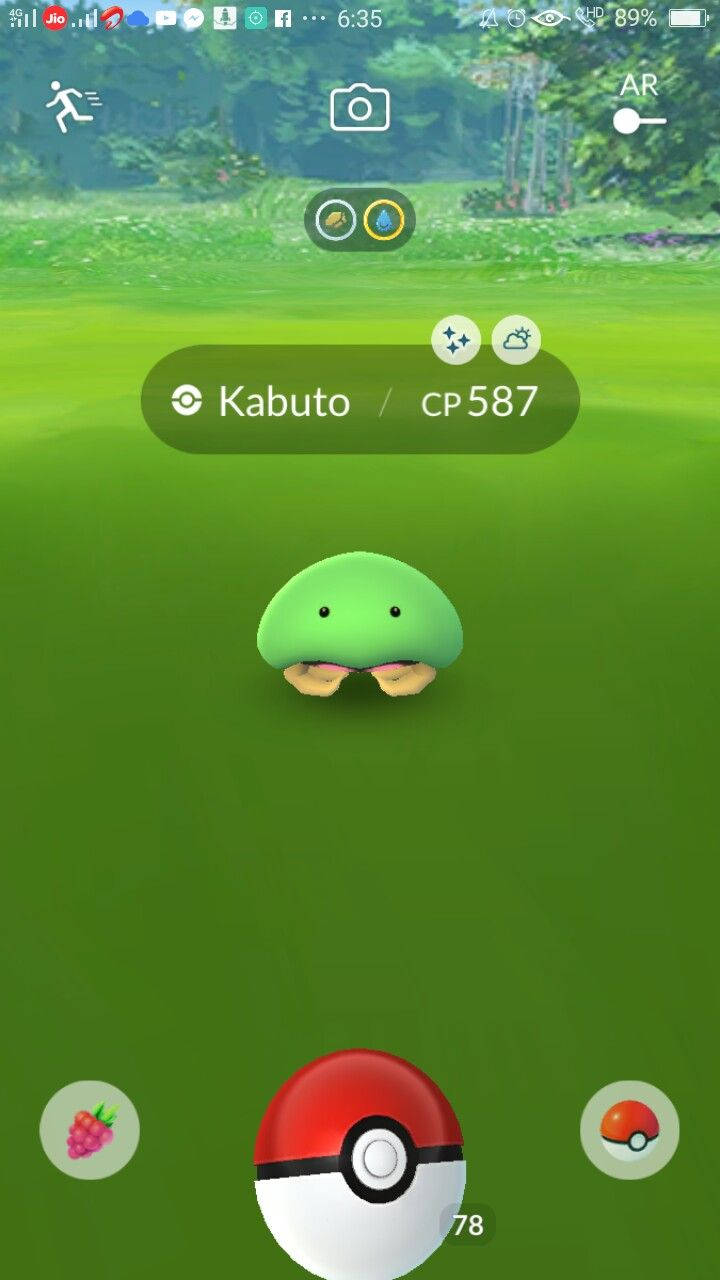 Kabuto Pokemon Go Background