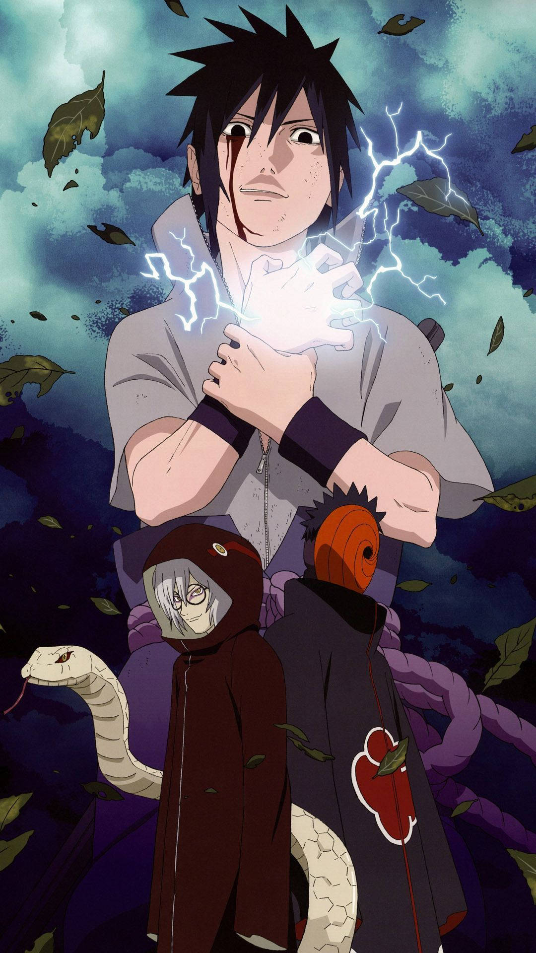 Kabuto Tobi And Sasuke Naruto Iphone
