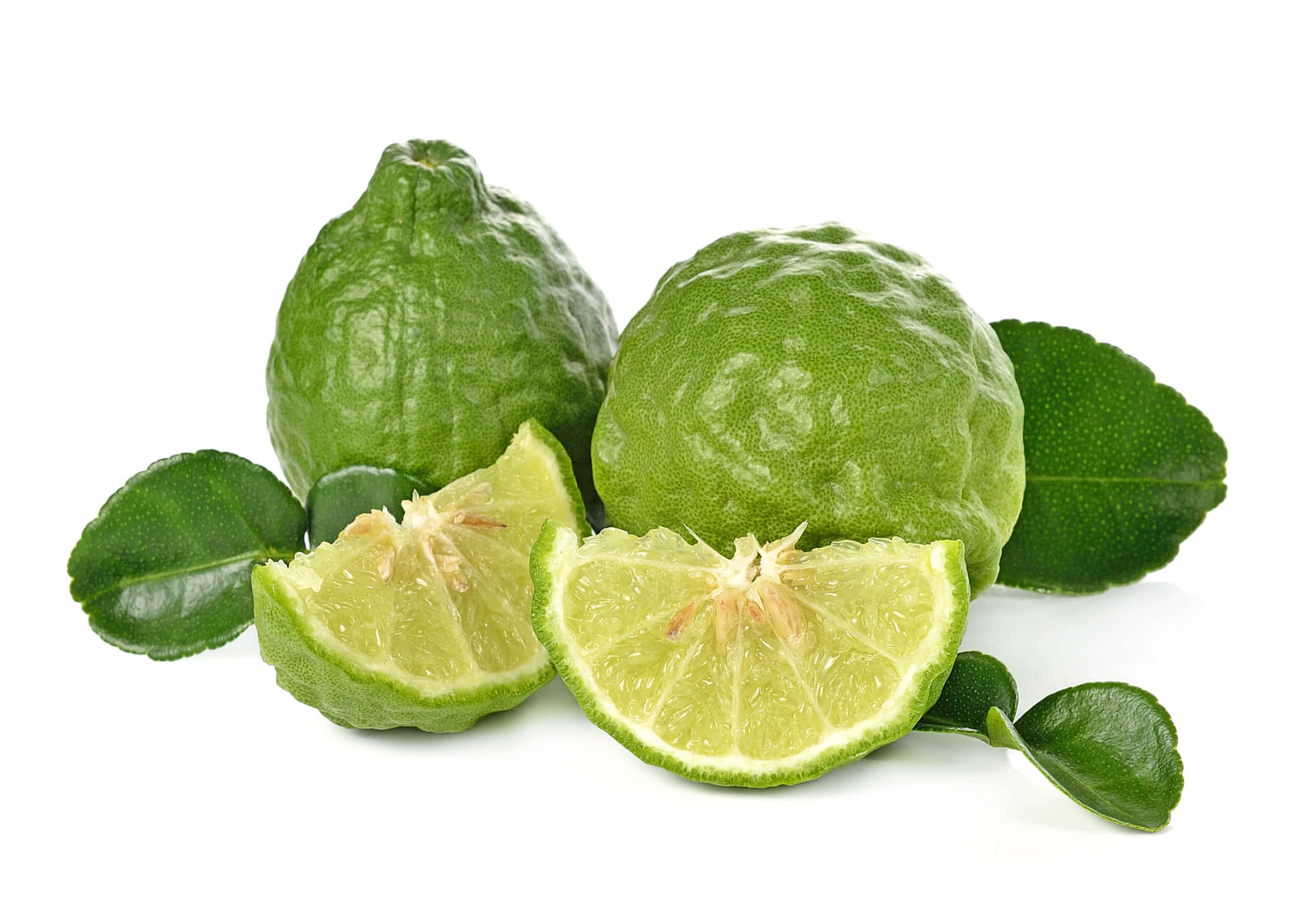 Kaffir Lime Fruit Aka Merkat Lime Background