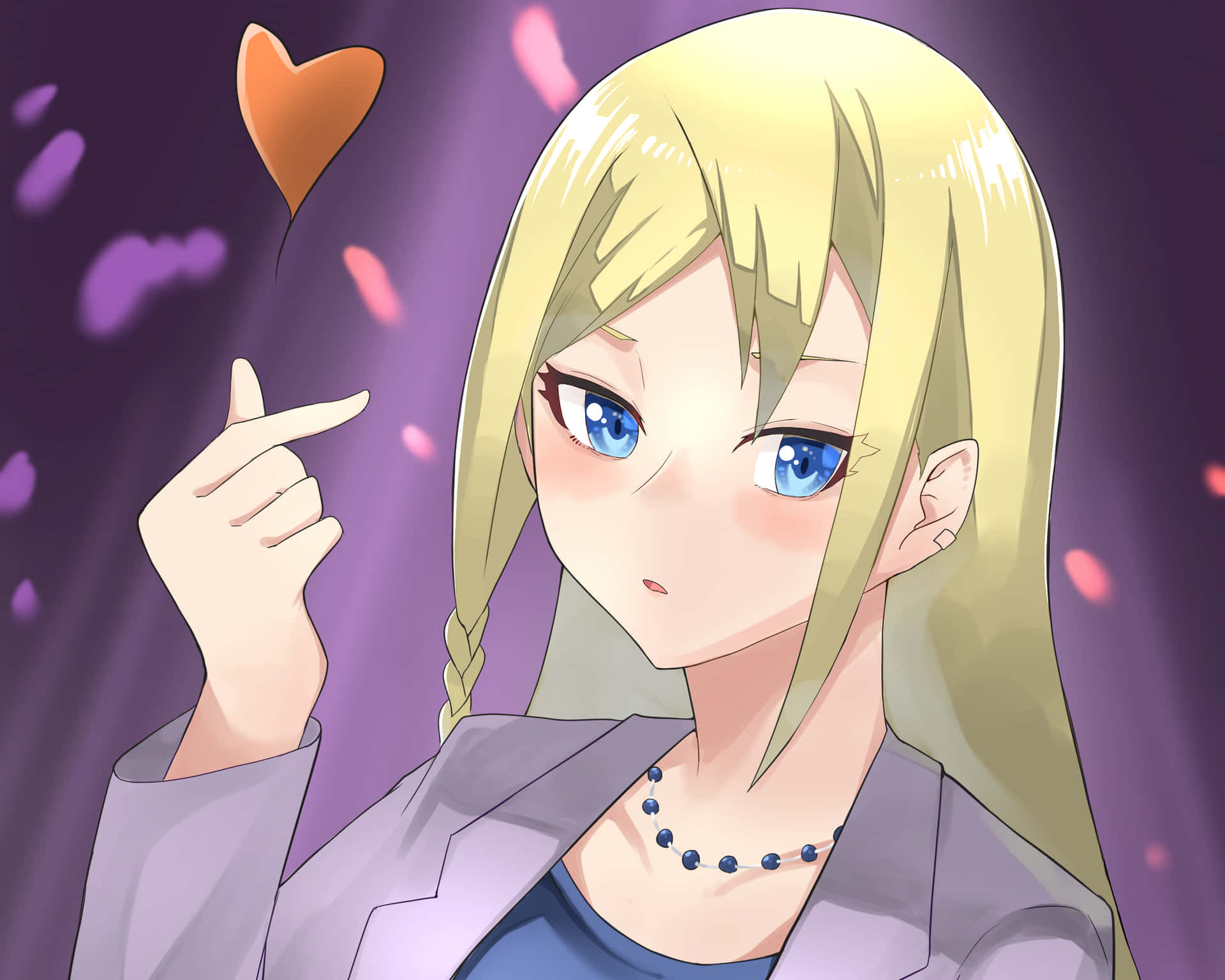 Kaguya Sama Love Is War Ai Finger Heart