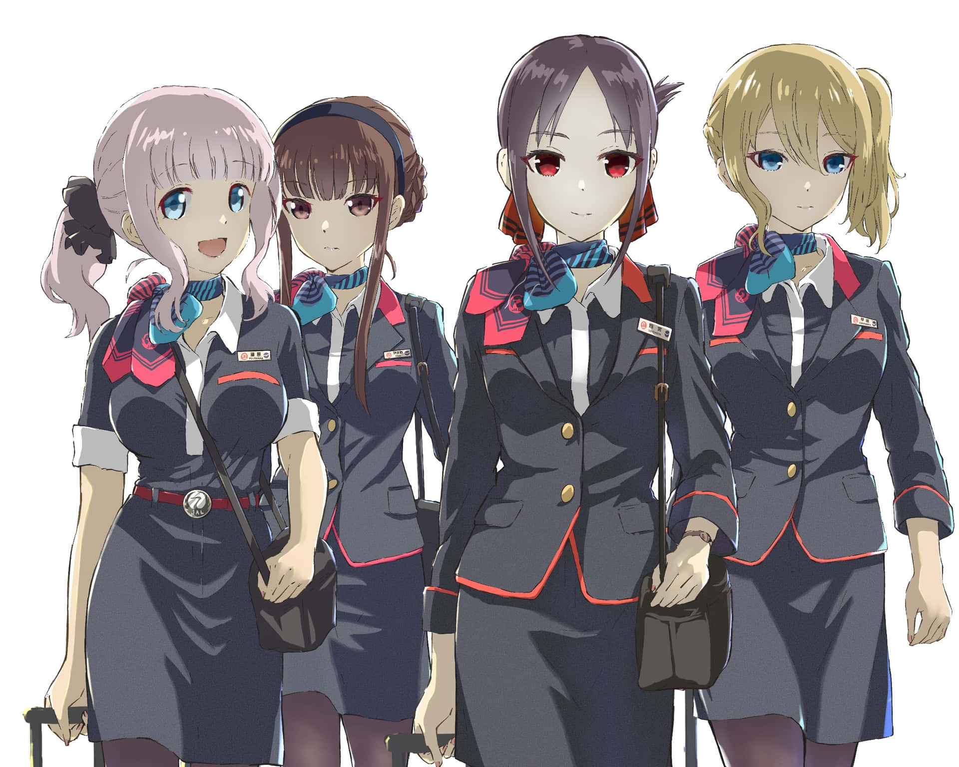 Kaguya Sama Love Is War Anime Girl Characters Background