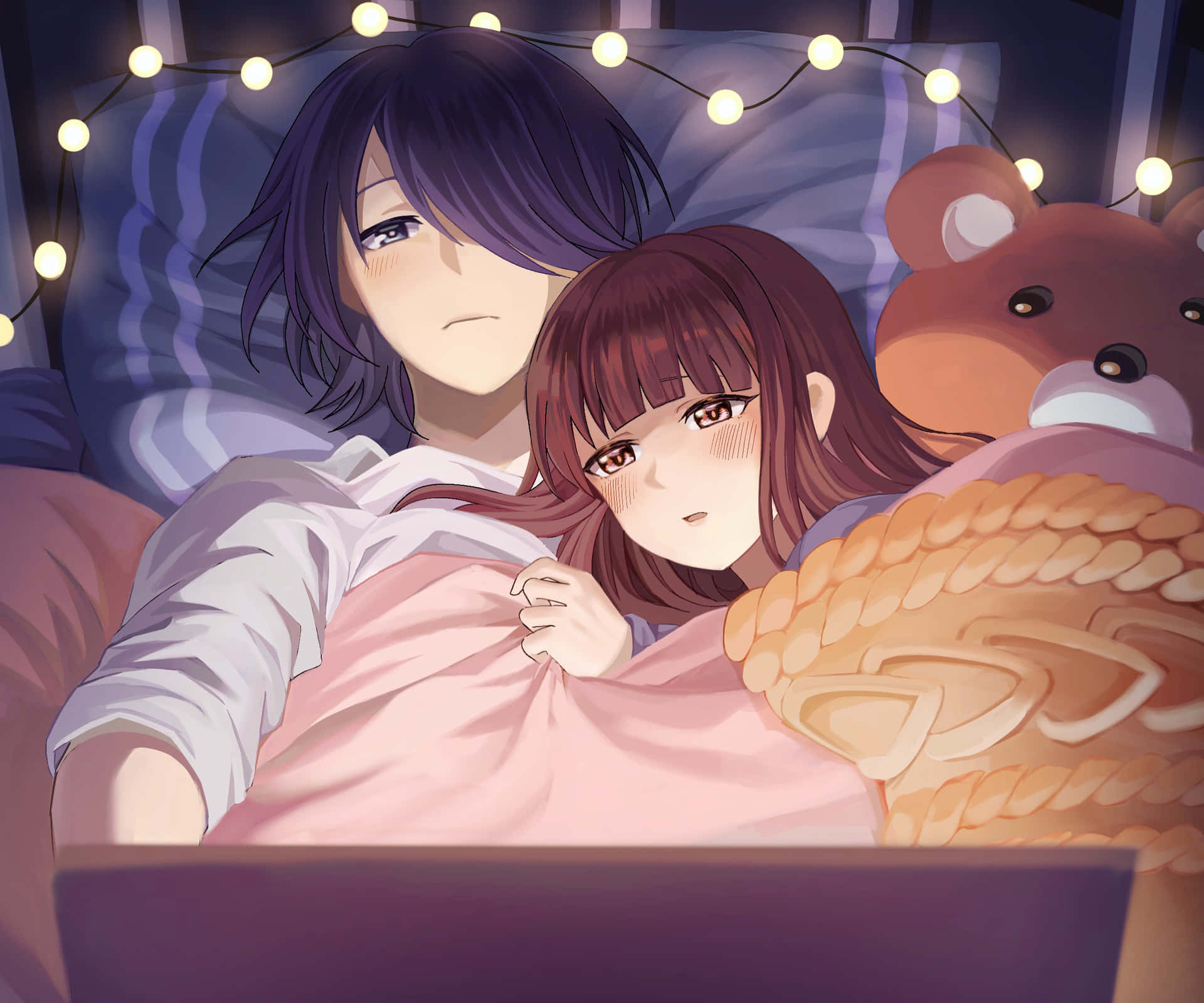 Kaguya Sama Love Is War Miko Yu Couple Background