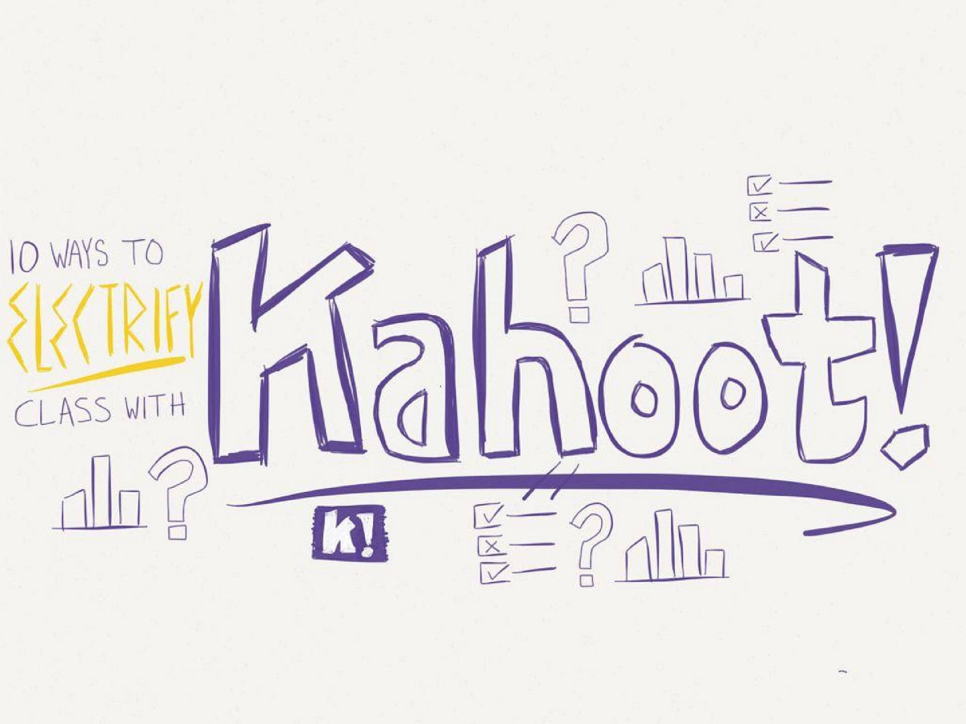 Kahoot Electrify Class Background