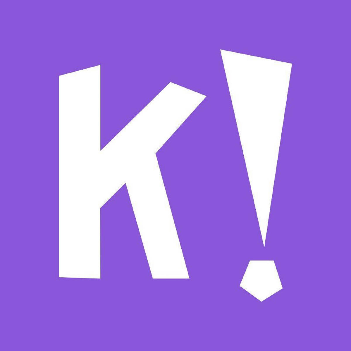 Kahoot Minimalist Purple Icon Background
