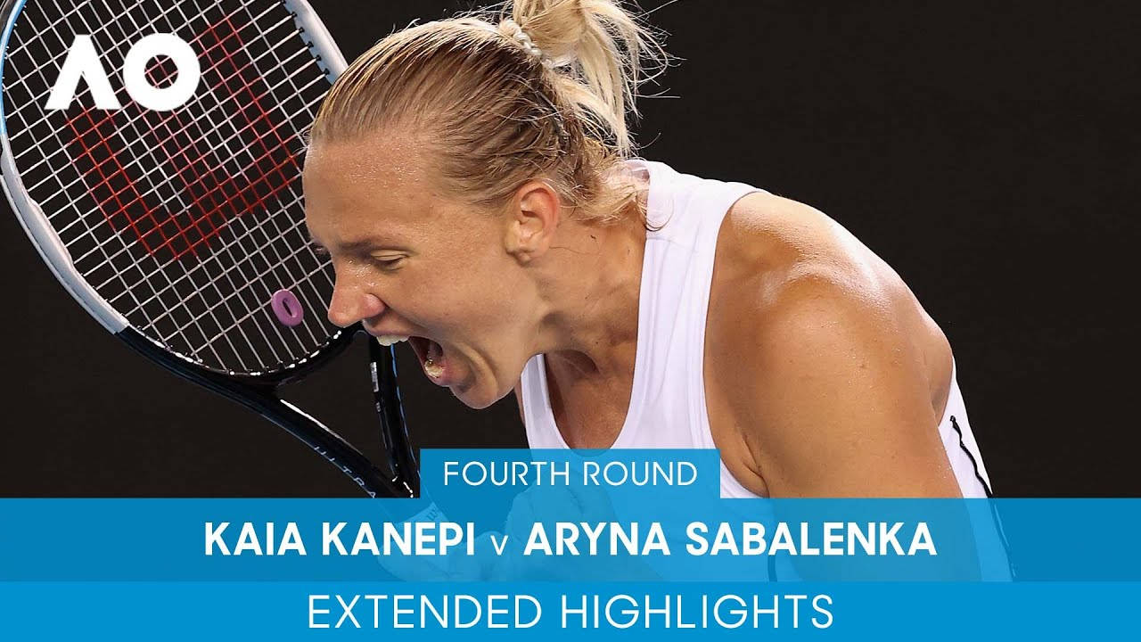 Kaia Kanepi Extended Match Highlights Background