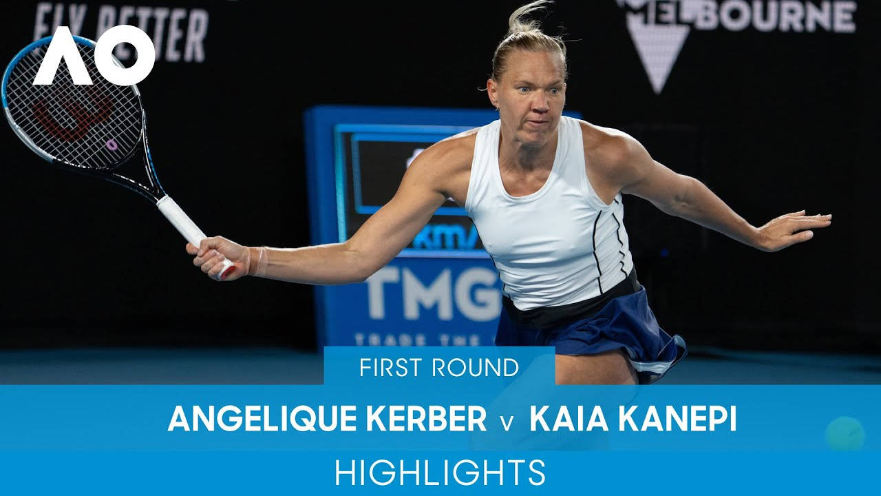 Kaia Kanepi Match Highlights Background