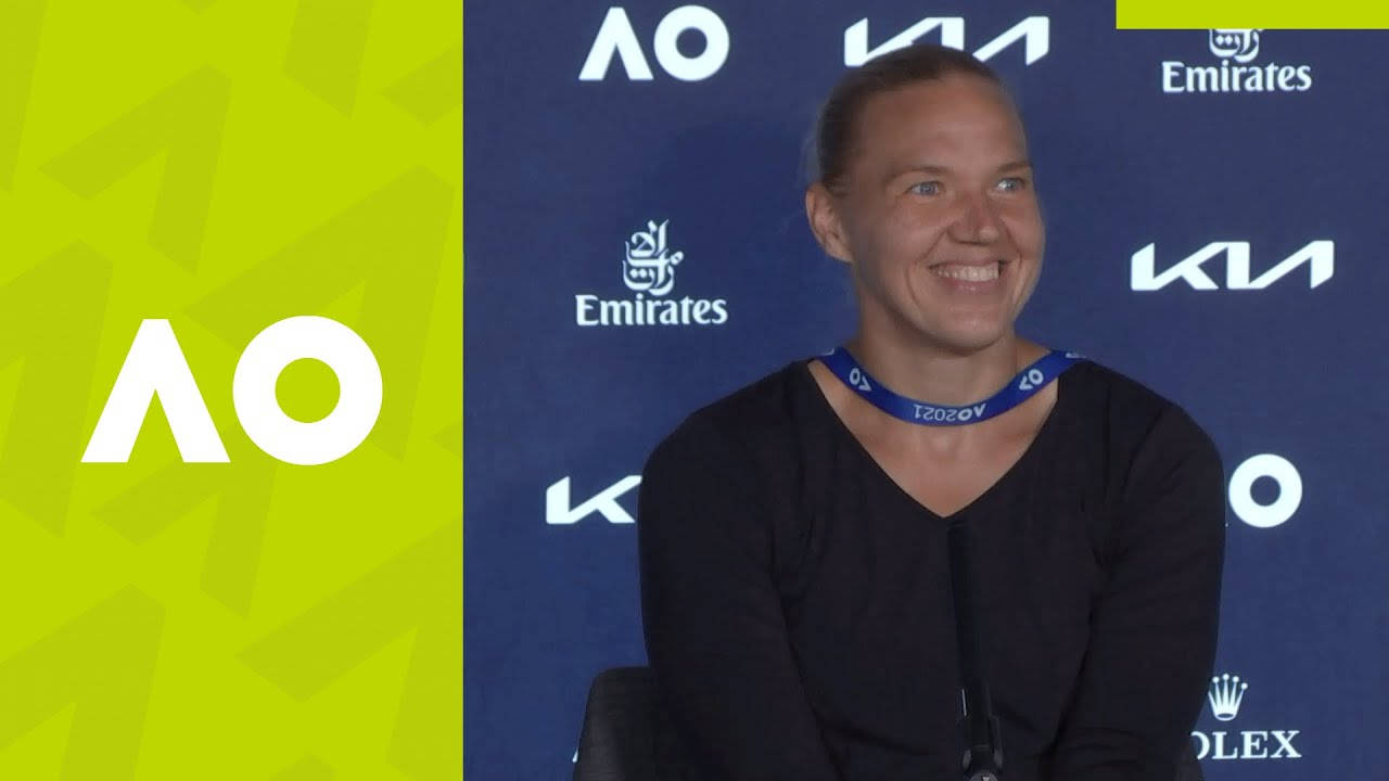 Kaia Kanepi Smiling Widely Background