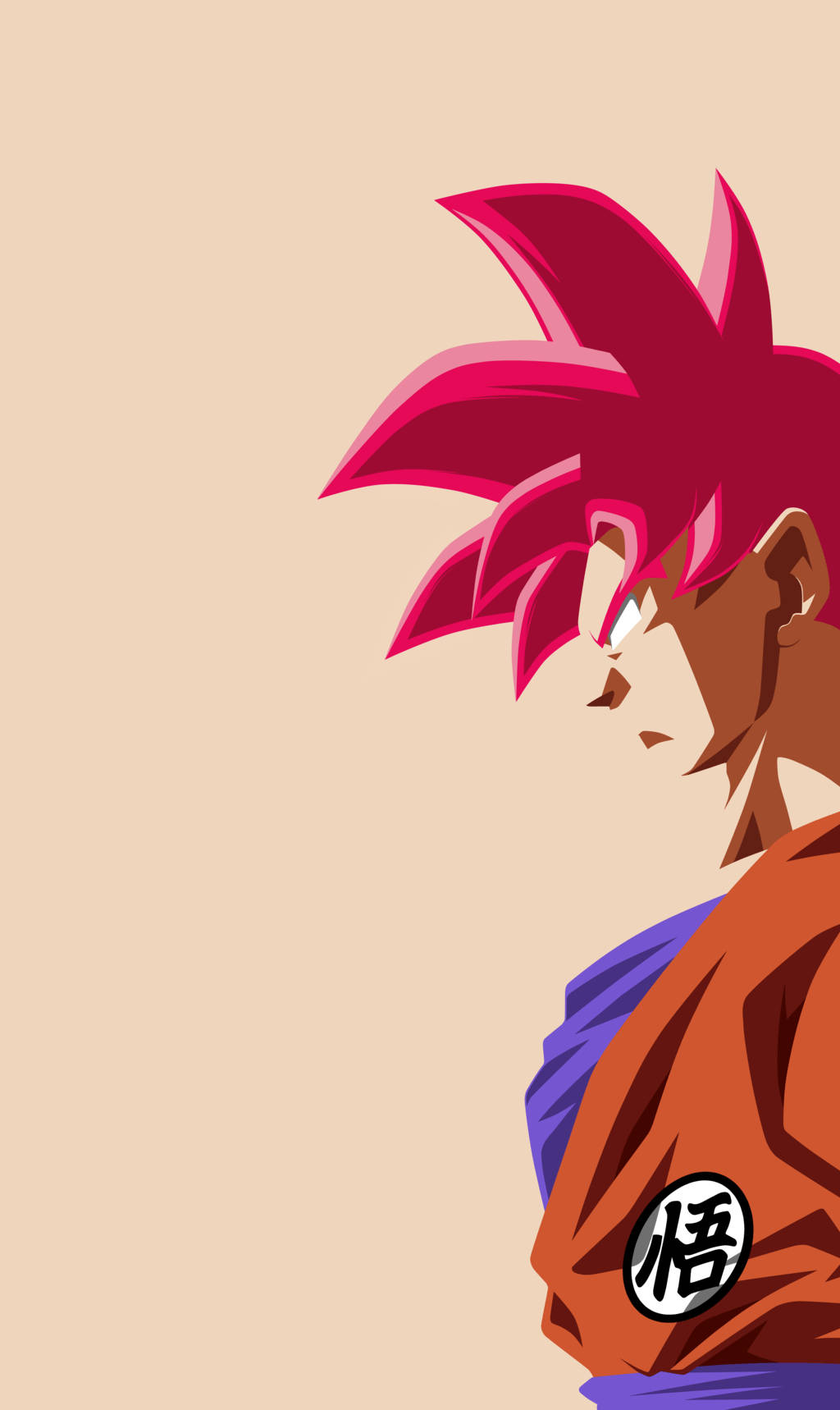 Kaioken Goku Vector Art Background