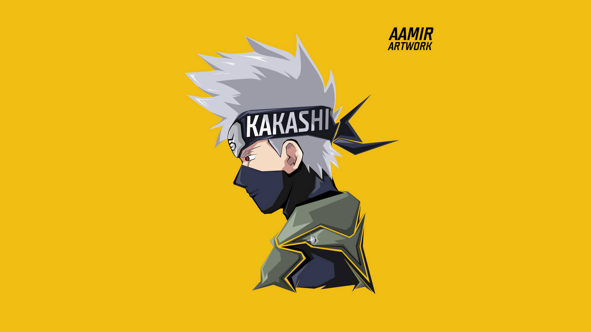 Kakashi 4k Side-profile Background