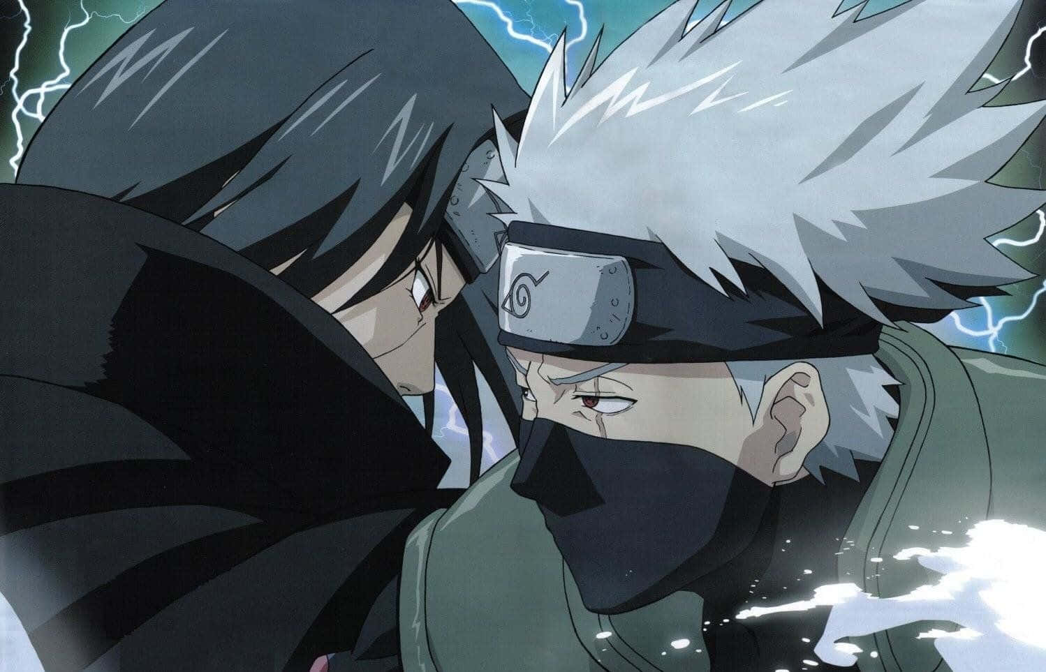 Kakashi Aesthetic Face To Face Background