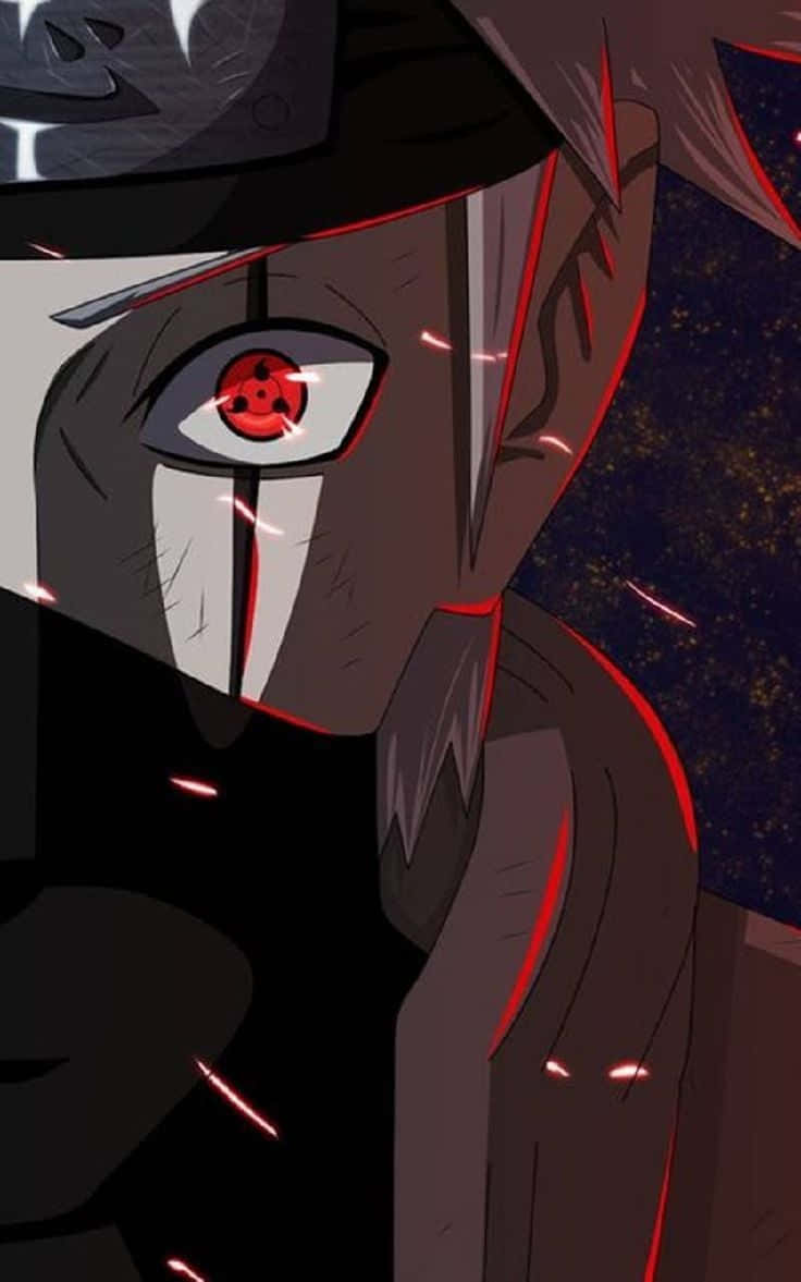 Kakashi Aesthetic Half Face Background
