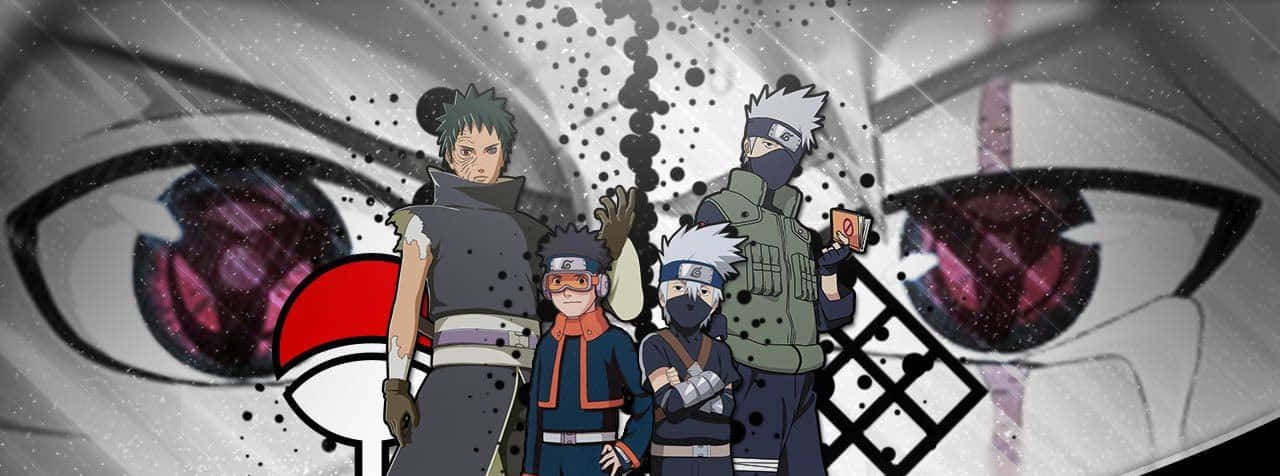 Kakashi And Obito Together Background