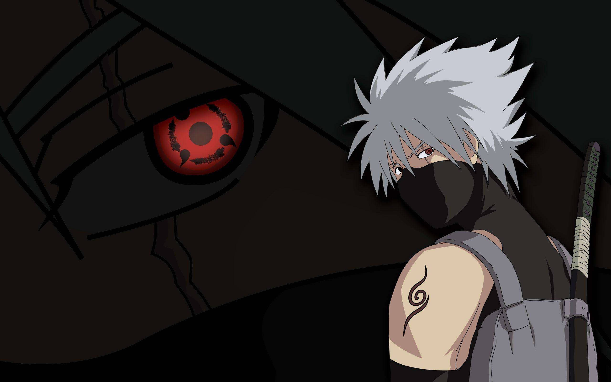 Kakashi Hatake Sharingan Naruto Cool Pfp Background