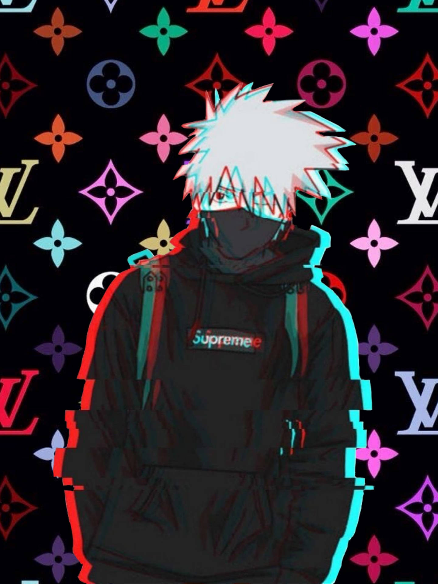 Kakashi Hatake Supreme And Louis Vuitton