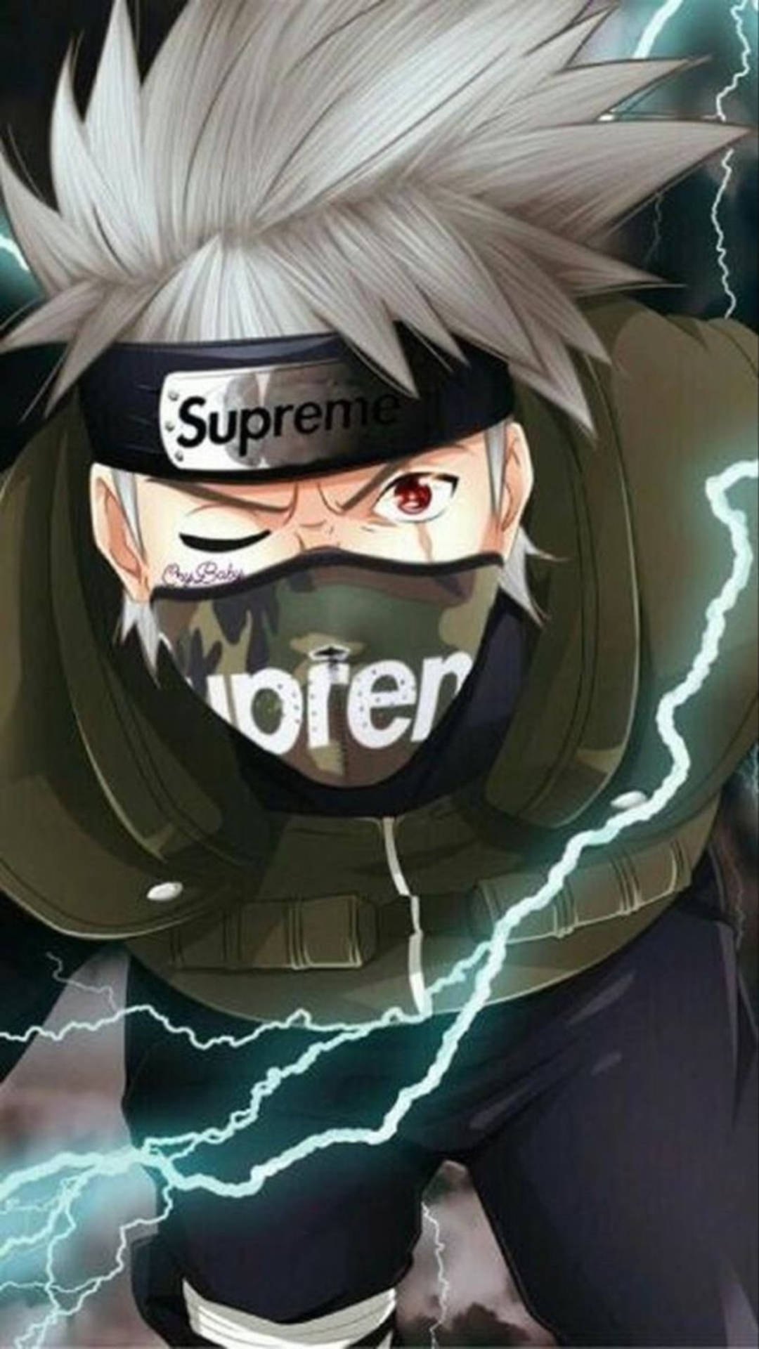 Kakashi Hatake Supreme Camouflage Design Mask