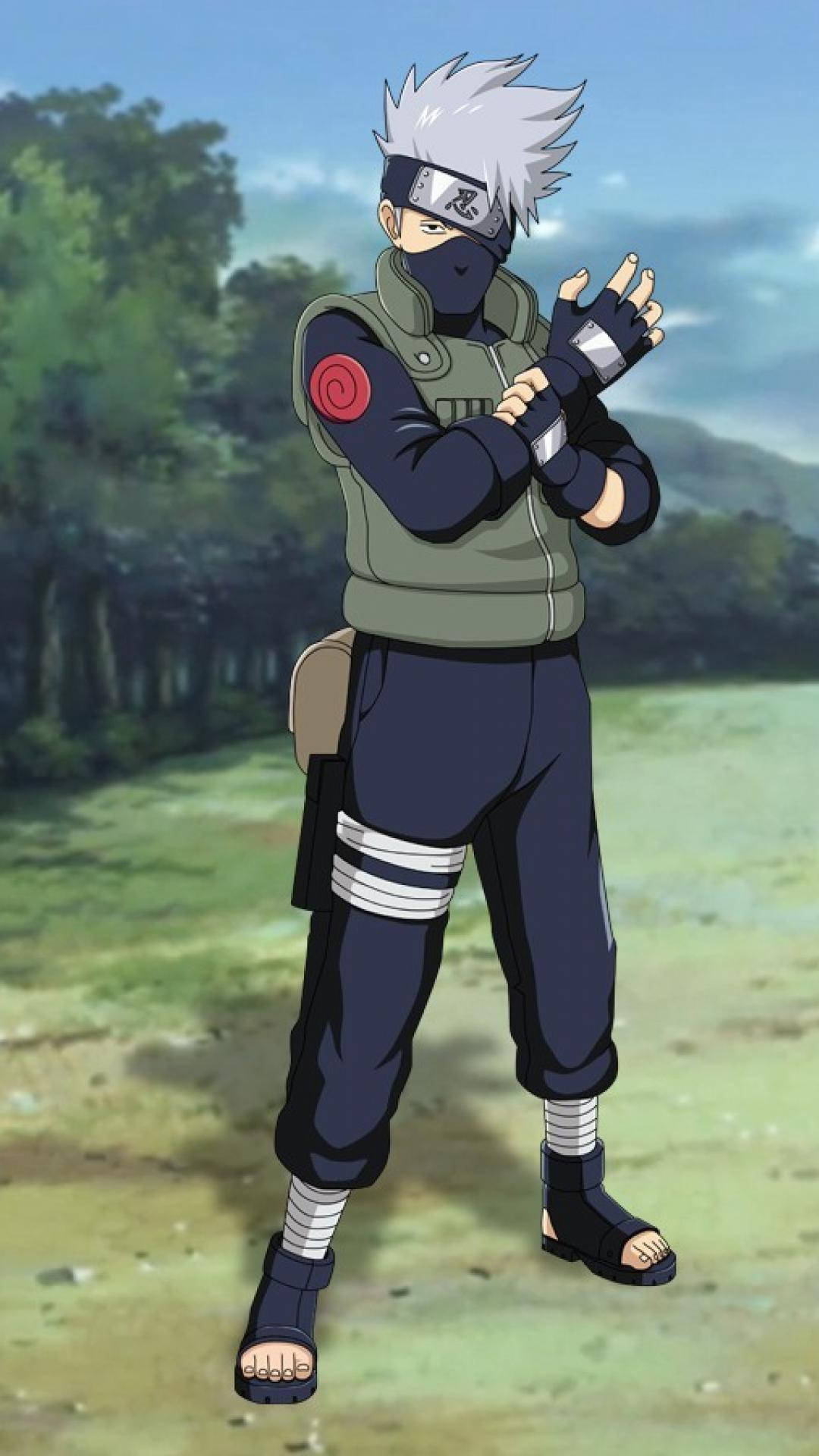 Kakashi Iphone Great War Ninja Background