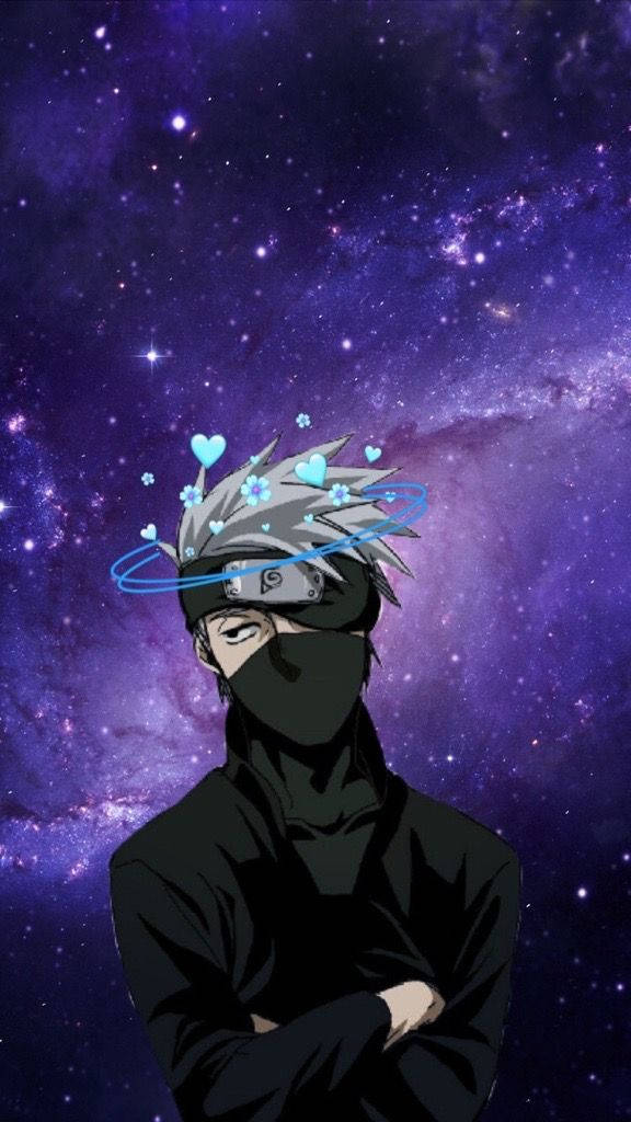 Kakashi Iphone Heart Diamond Halo Background