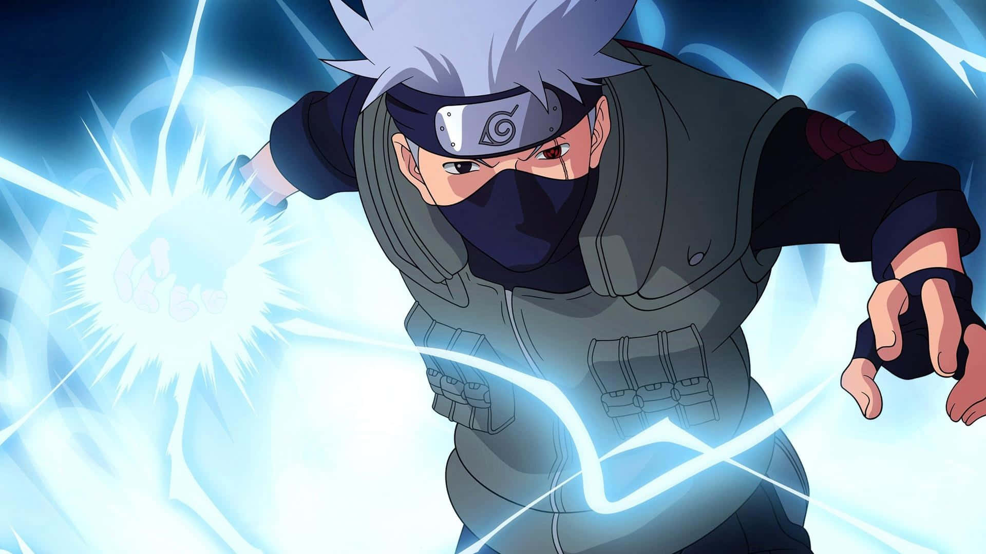 Kakashi, Naruto And Sasuke Ready For Battle Background