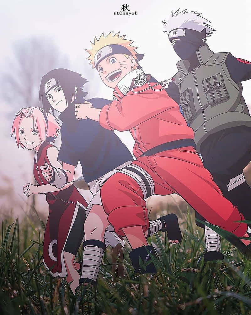 Kakashi, Naruto, And Sasuke Reunite For A Core Mission. Background