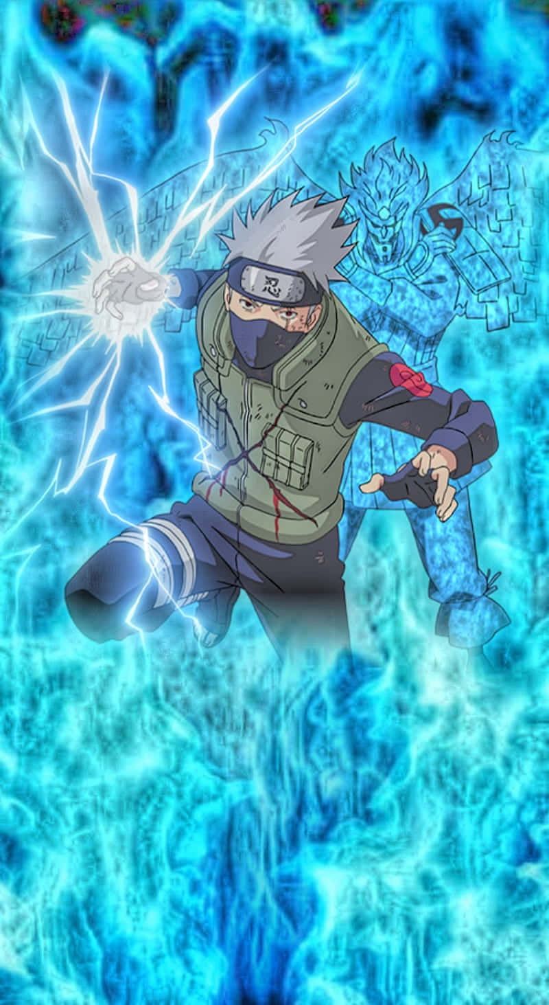 “kakashi Unleashing His Susanoo Form” Background