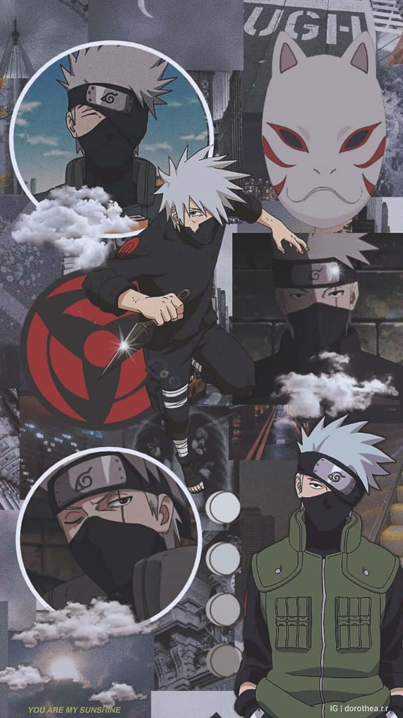 Kakashi Unleashing The Power Of Susanoo. Background