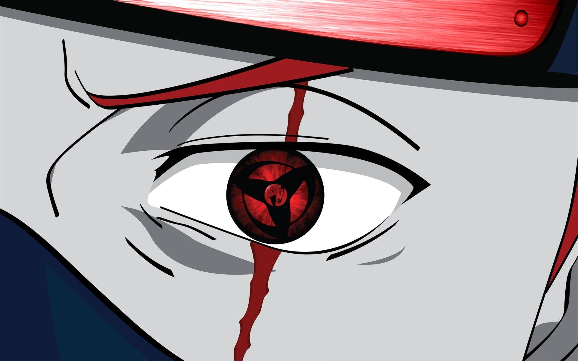 Kakashi’s Sharingan Eye Close-up Naruto Ipad Background