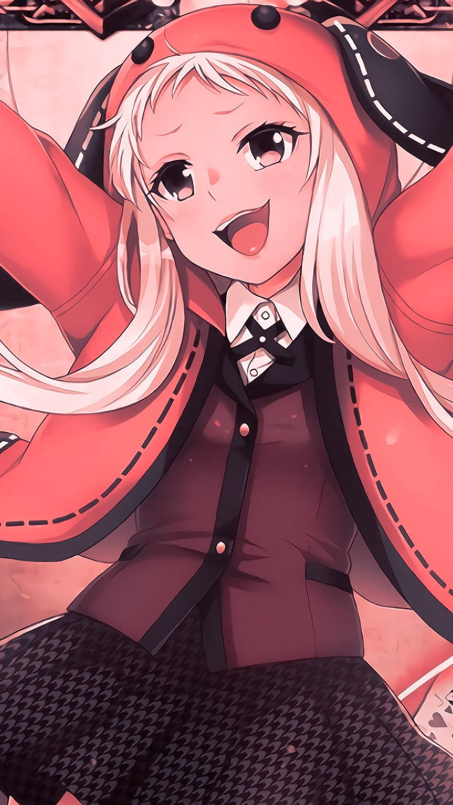 Kakegurui Runa Big Smile Background