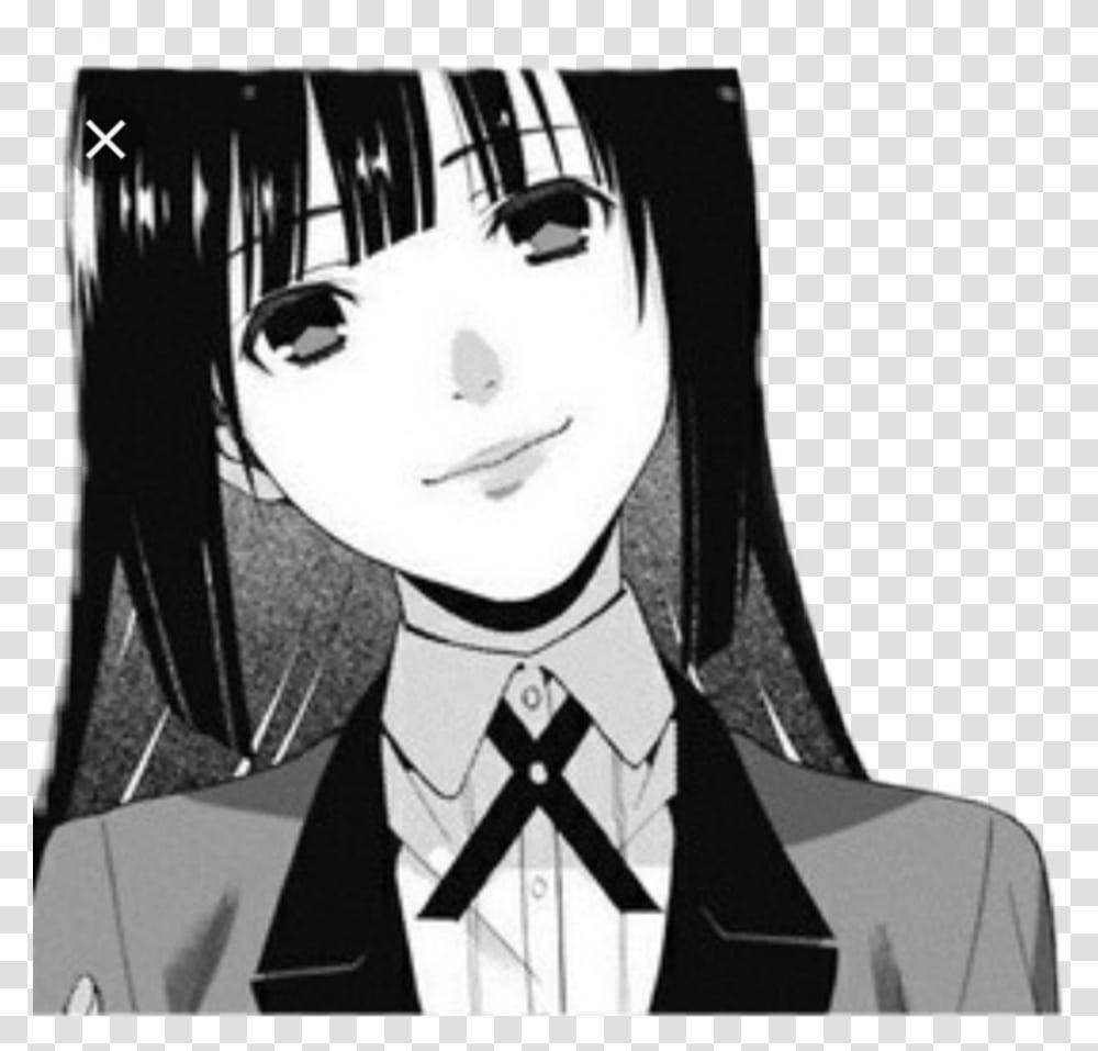 Kakegurui Yumeko Jabami Black And White Pfp Background