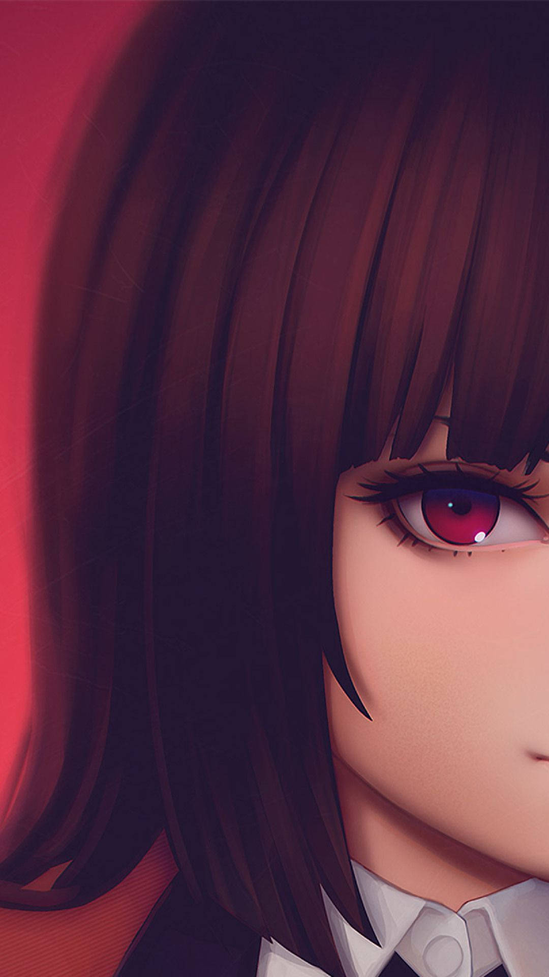 Kakegurui Yumeko's Red Eye Background