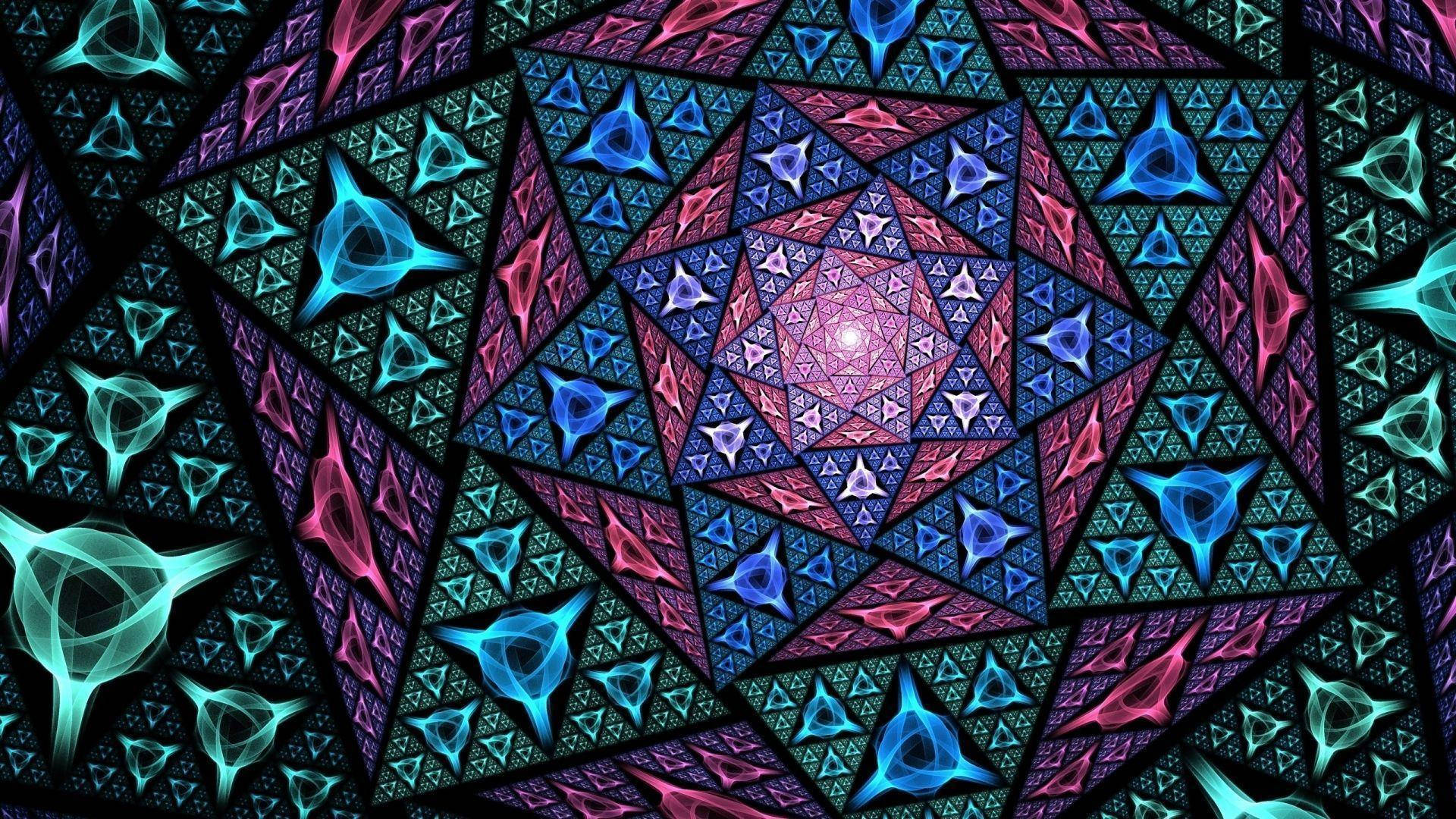 Kaleidoscope Triangle Mosaic