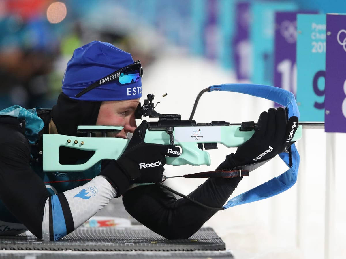 Kalev Ermits Biathlon Pyeongchang Olympics Winter Background