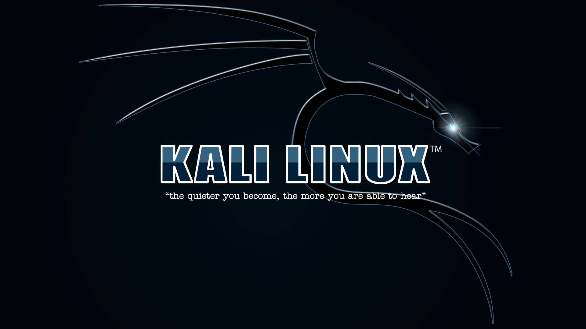 Kali Linux Dragon Logo Background