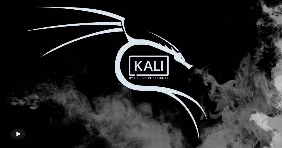 Kali Linux Os Dragon Black And White Background