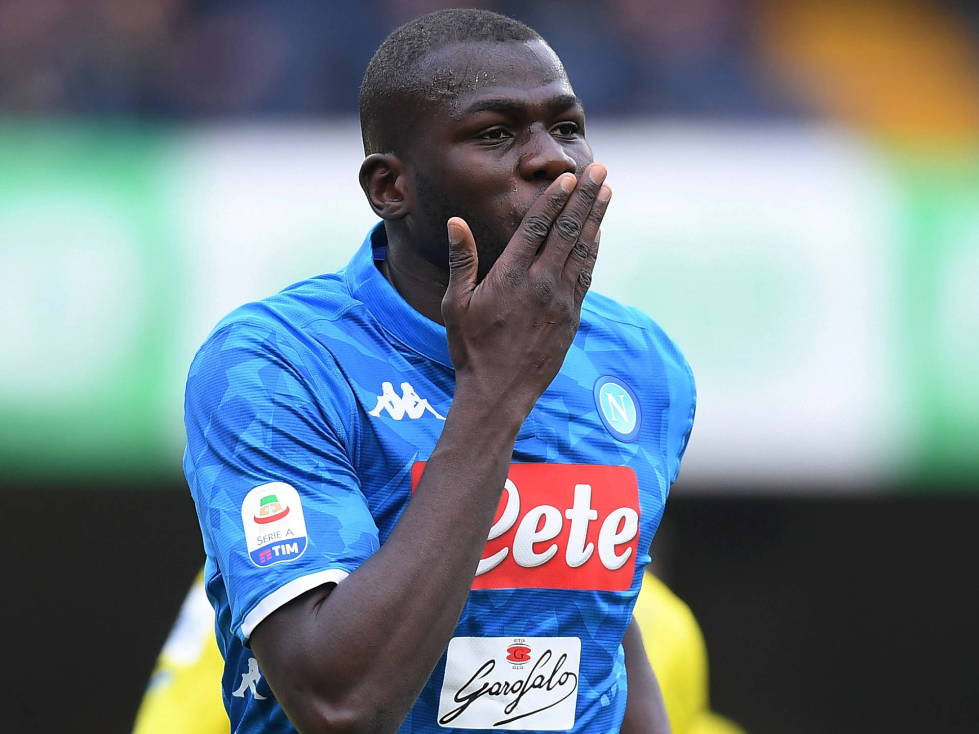 Kalidou Koulibaly Blows A Kiss