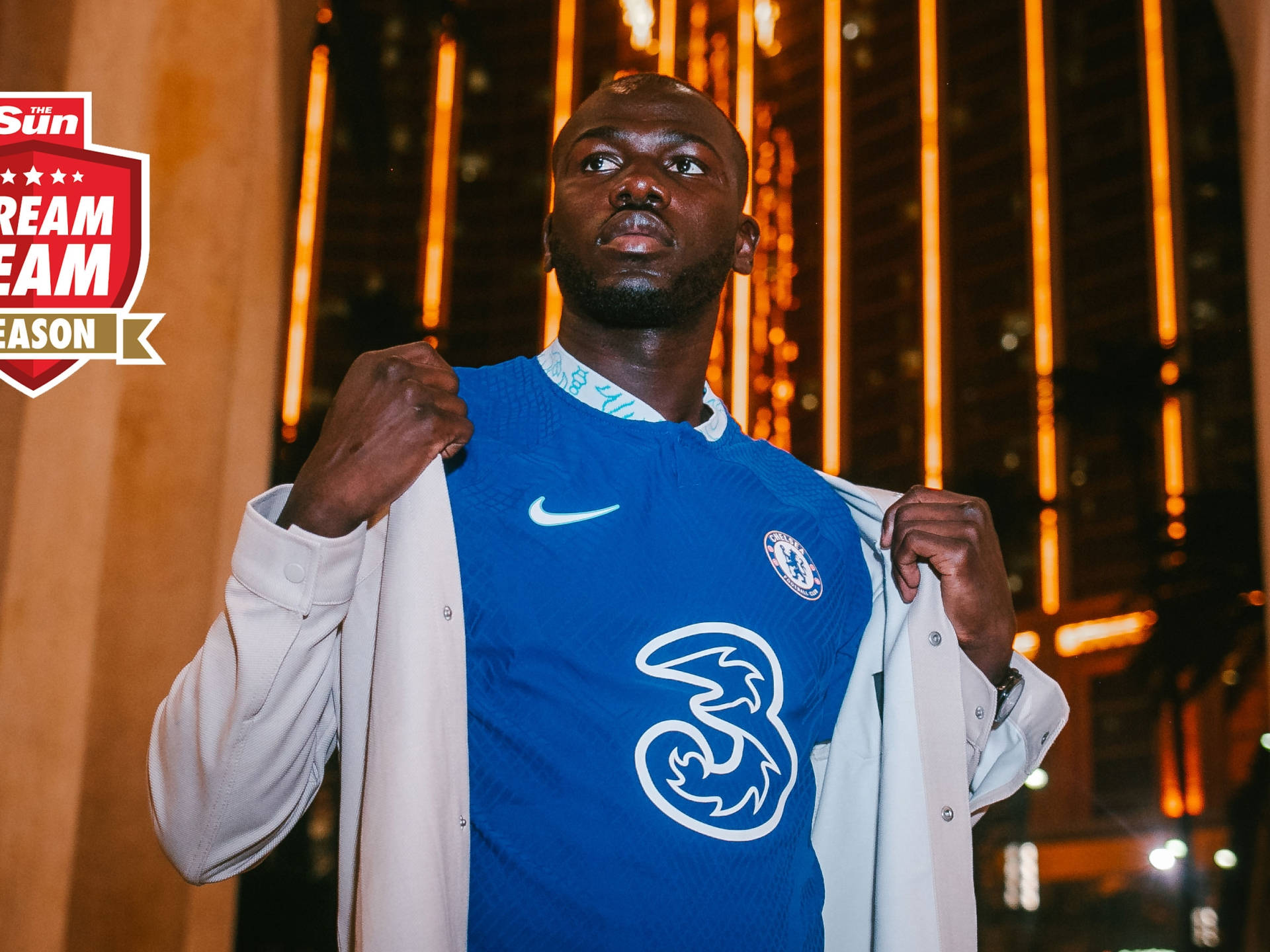 Kalidou Koulibaly Low Angle Background