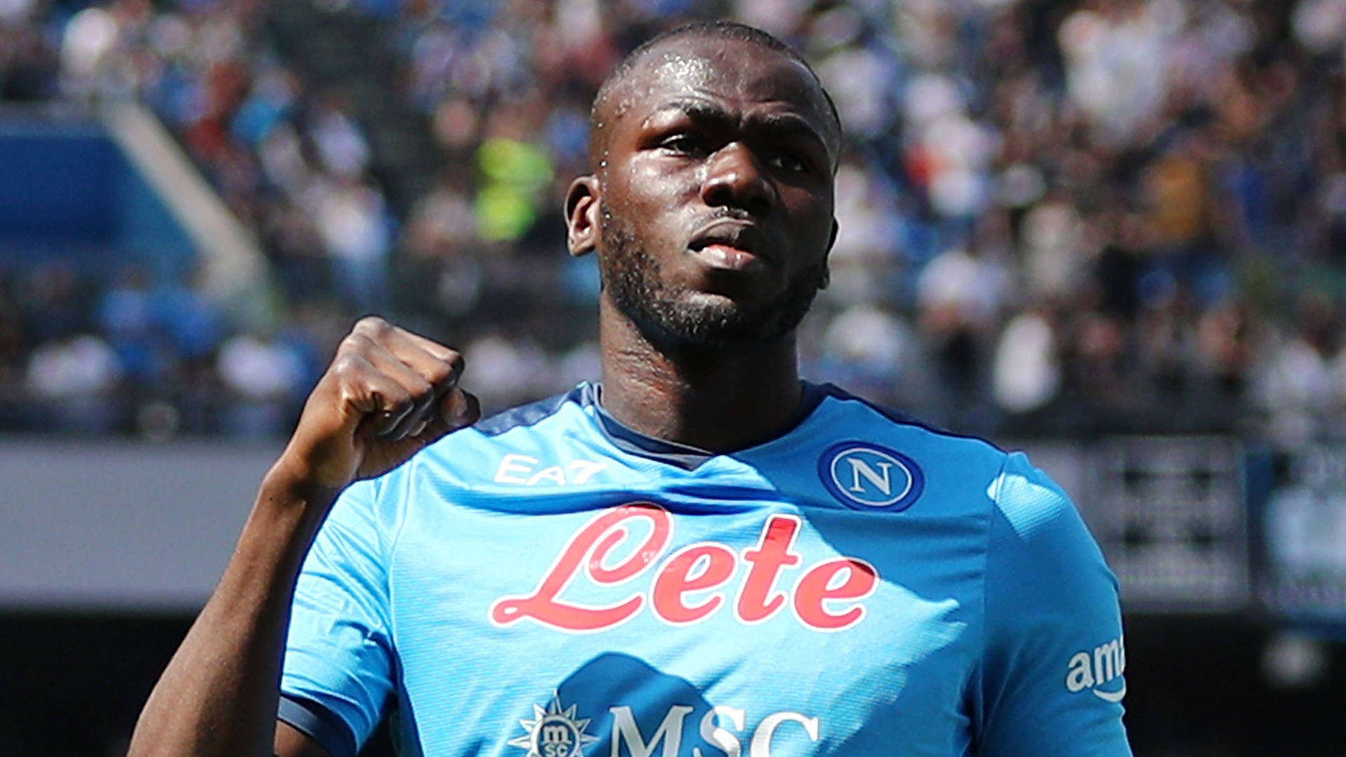 Kalidou Koulibaly Pumped Fist Background