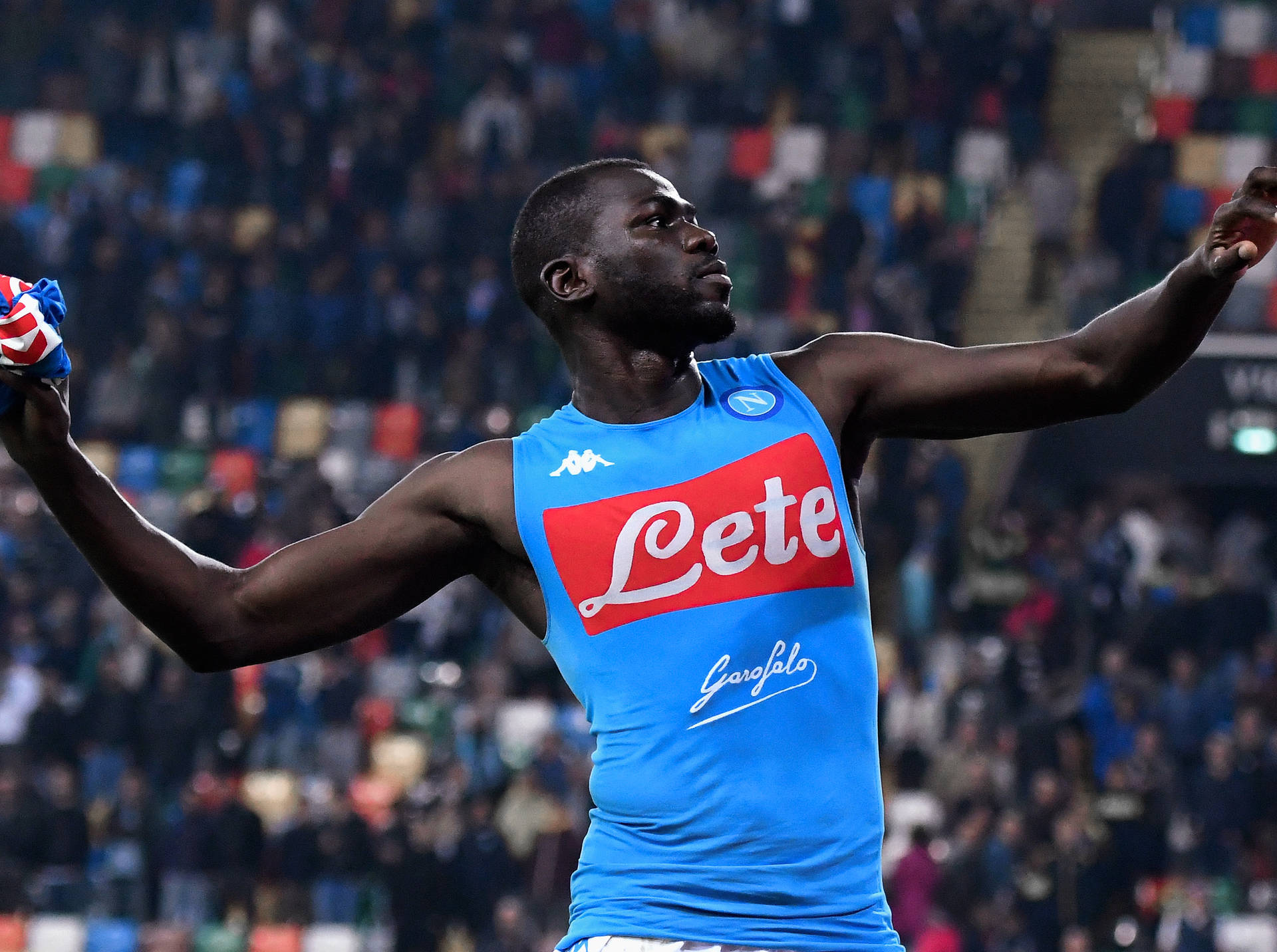 Kalidou Koulibaly Throws A Shirt