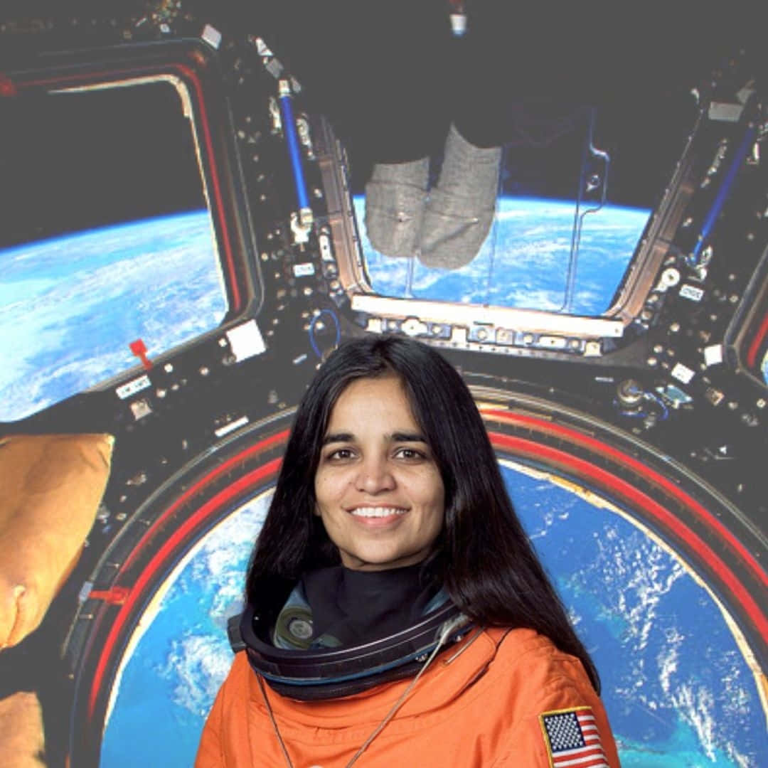 Kalpana Chawla Space Background Background