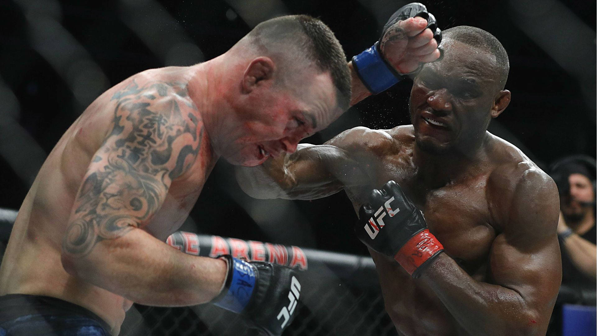 Kamaru Usman, A Dominant Force In Mixed Martial Arts Background