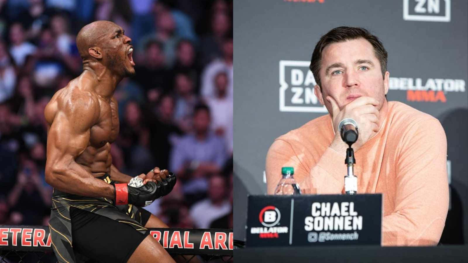 Kamaru Usman And Chael Sonnen Background