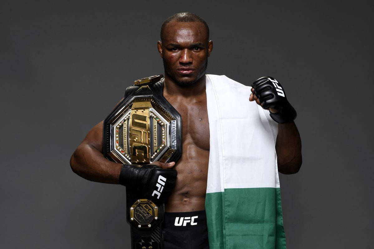 Kamaru Usman Belt Flag