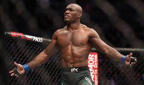 Kamaru Usman Looking Confused Background