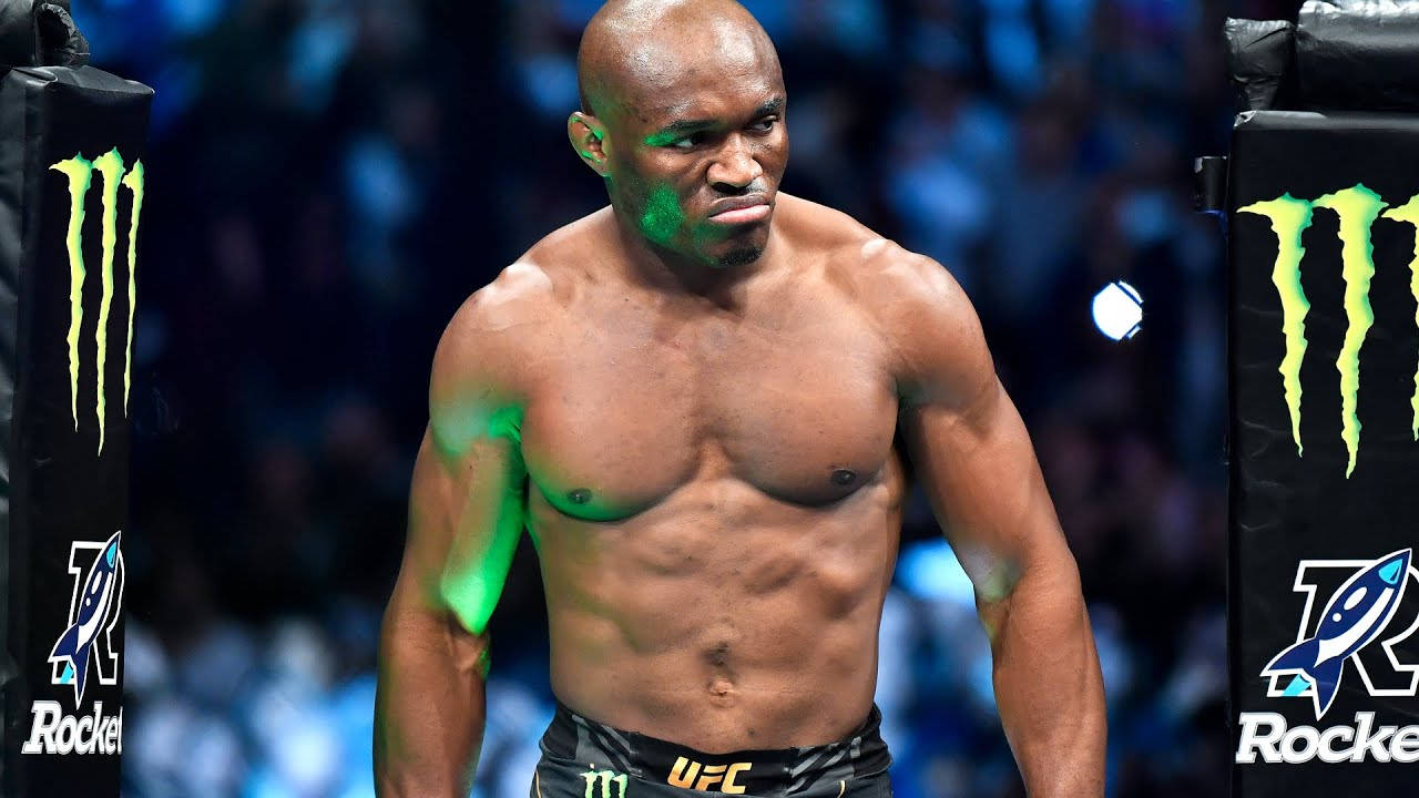 Kamaru Usman Monster Energy Background