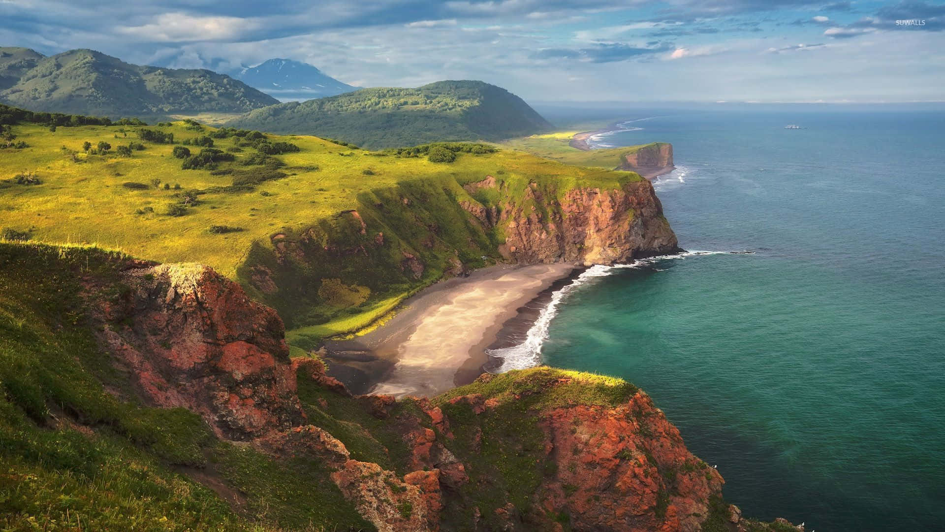 Kamchatka Peninsula Coast Background