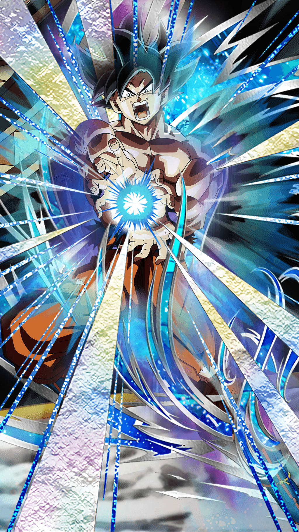 Kamehameha Light Ultra Instinct Goku Background