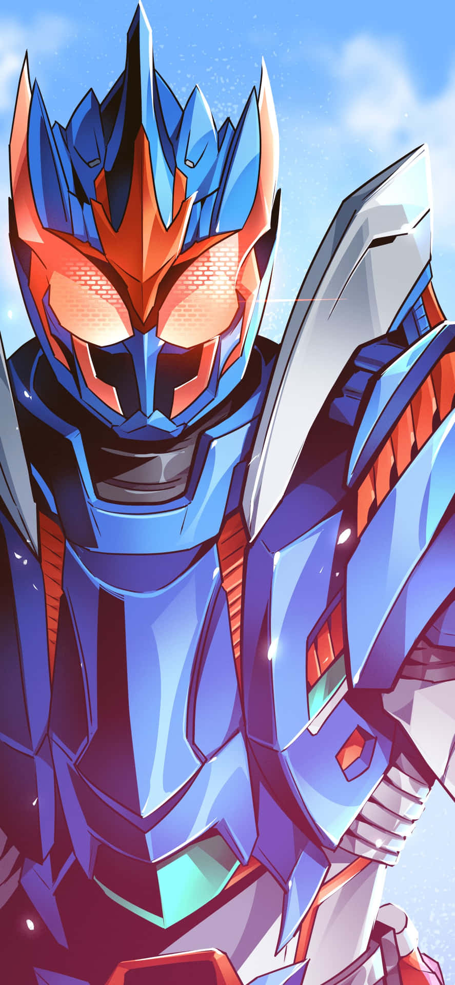 Kamen_ Rider_ Closeup_ Artwork Background