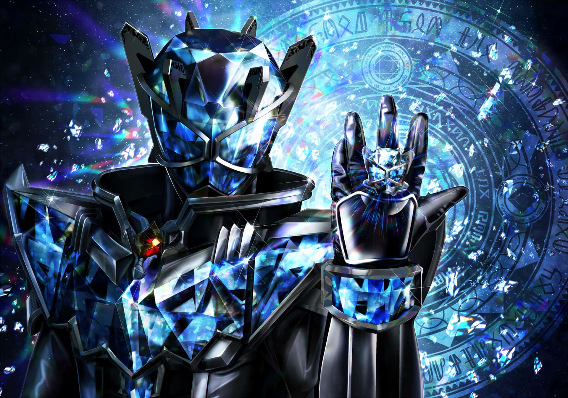 Kamen Rider Crystal Armor Background