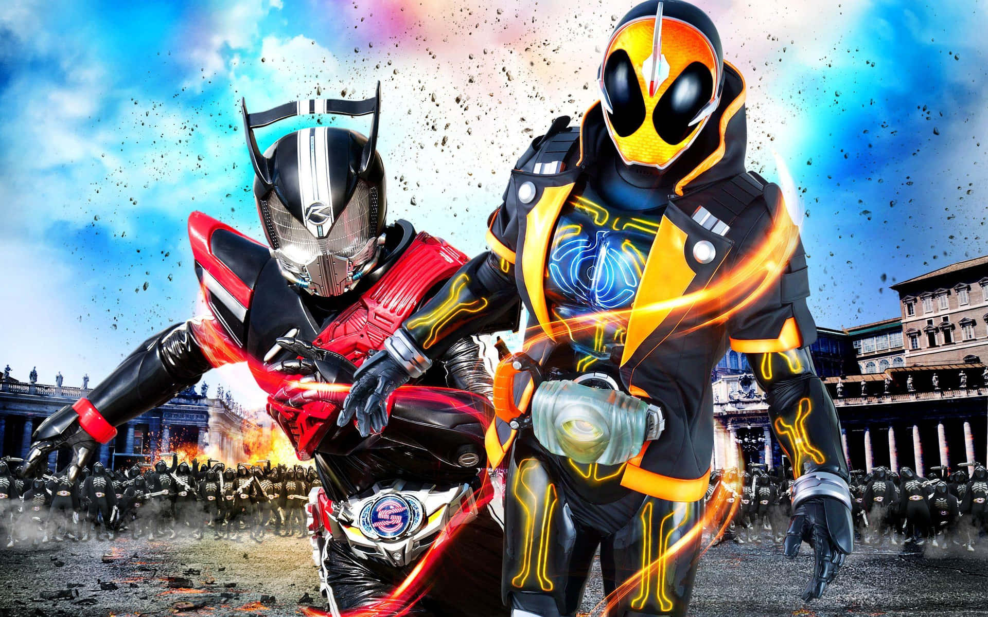 Kamen Rider Dynamic Duo Background