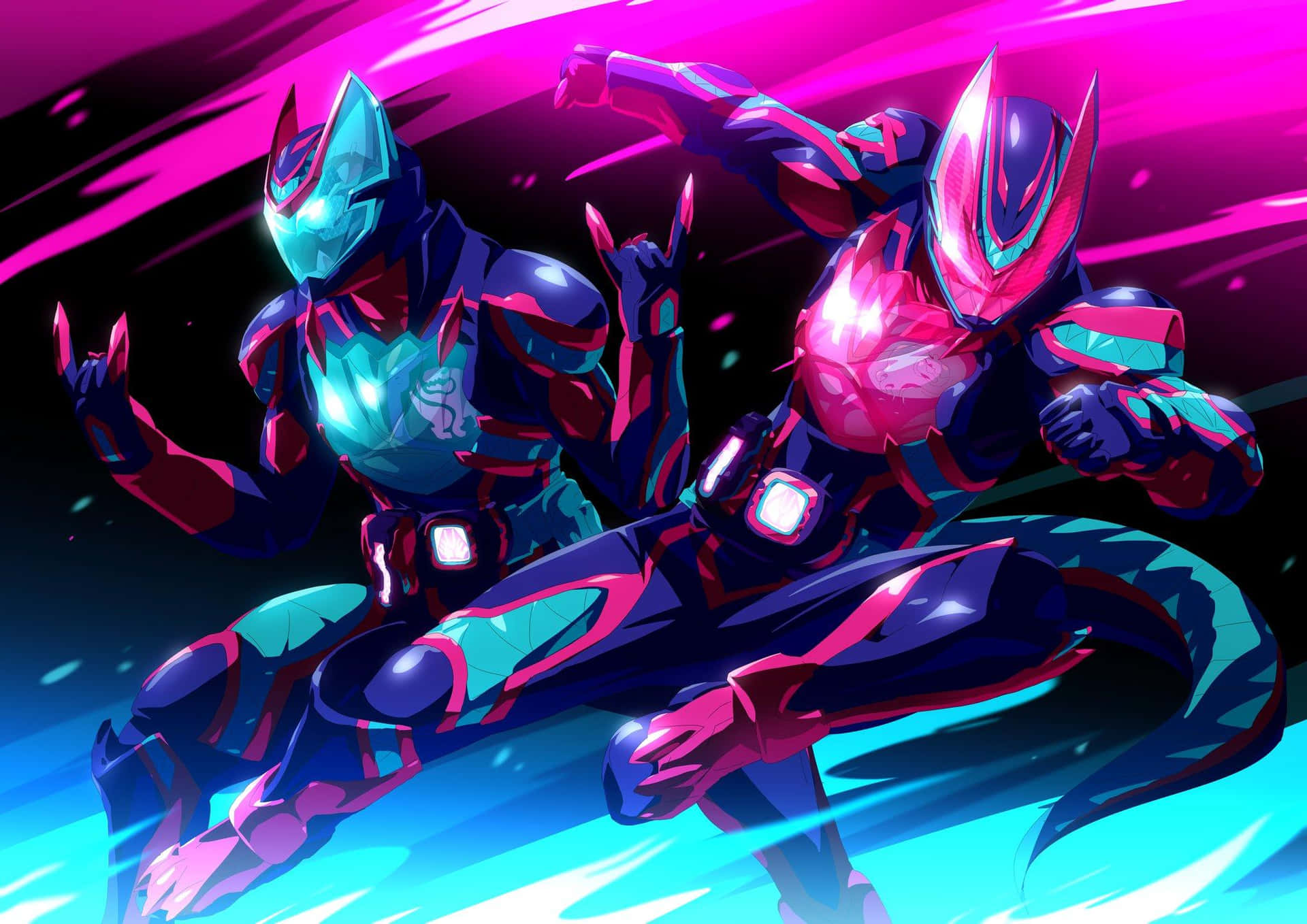 Kamen Rider Dynamic Duo Artwork Background