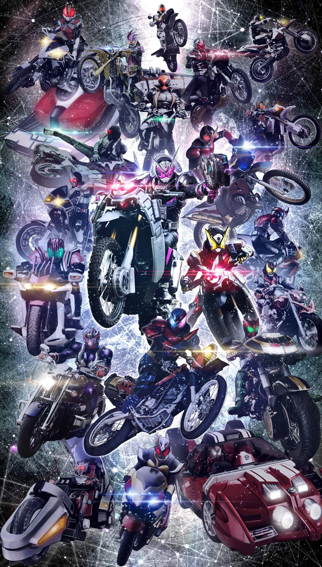 Kamen Rider Motorcycle Showcase Background